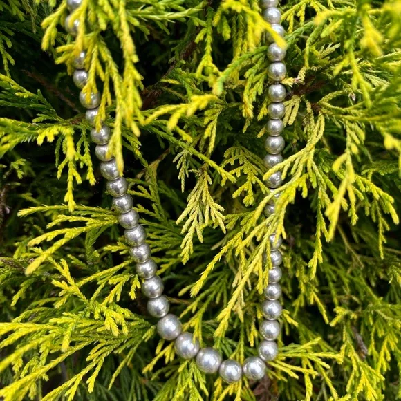 Tiffany & Co. Sterling Silver Graduated Bead Necklace - Picture 8 of 15